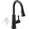 image:imageMoen Belfield Oil Rubbed Bronze Pulldown Kitchen Faucet with Power Boost and Reflex Traditional Kitchen Faucet OneHandle Easy Installation 7260ORBMatte Black