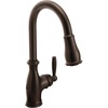 image:imageMoen Brantford Oil Rubbed Bronze Motionsense Wave Touchless OneHandle Pulldown Kitchen Faucet wit Sprayer Featuring Reflex Docking System 7185EWORBOil Rubbed Bronze