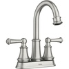 image:imageMoen Brecklyn Spot Resist Brushed Nickel Two Handle Centerset Lavatory Faucet 3Hole Bathroom Sink Faucet 84162SRN