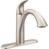 image:imageMoen Camerist Spot Resist Stainless OneHandle Kitchen Faucet with Pullout Spray Head Featuring Power Clean and Reflex Docking System 7545SRS