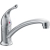 image:imageMoen Chateau Chrome OneHandle Single Hole Low Arc Standard Kitchen Faucet 742305