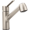 image:imageMoen Chrome Method OneHandle Pullout Modern Kitchen Faucet with Power Clean 7585CSpot Resist Stainless