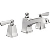 image:imageMoen Conway Chrome Two Handle Widespread Bathroom Sink Faucet with Valve Included 84926