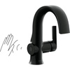 image:imageMoen Doux Brushed Nickel Motionsense Wave Touchless Single Handle Bathroom Sink Faucet S6910EWBNMatte Black