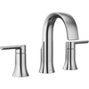 image:imageMoen Doux Chrome TwoHandle 8Inch Widespread Lever Handle Bathroom Faucet Trim Kit Valve Required TS6925