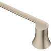image:imageMoen Doux Matte Black 24Inch Single Towel Bar YB0224BLBrushed Nickel