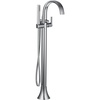 image:imageMoen Doux Matte Black OneHandle Freestanding Floor Mount Bathtub Filler with Handshower Free Standing Tub Faucet S3105BLChrome
