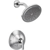 image:imageMoen Doux Matte Black PosiTemp Shower Only Kit Valve Required TS2202BLChrome