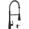 image:imageMoen Essie PreRinse Pulldown Kitchen Faucet wSoap 87814SRSMatte Black
