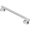 image:imageMoen Home Care Bathroom Safety 16 Inch Designer Stainless Steel Handicap Grab Bar for Bathtub and Shower Elderly Assistance Product with Comfort Grip Brushed Nickel R8716D1GBNChrome
