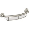 image:imageMoen Home Care Bathroom Safety 16 Inch Handicap Grab Bar for Bathtub and Shower with Storage Shelf Elderly Assistance Product Brushed Nickel R2356DBNBrushed Nickel