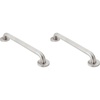 image:imageMoen Home Care Bathroom Safety 24 Inch Stainless Steel Handicap Grab Bar for Bathtub and Shower Slip Resistant Peened Texture Elderly Assistance Product Polished Brass R8724PInoxidable