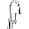 image:imageMoen Kurv Collection Chrome OneHandle Pulldown Bar Faucet with Power Clean Featuring Reflex 6126Chrome