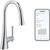 image:imageMoen Kurv Polished Nickel Pulldown Kitchen Faucet Featuring Power Boost and Reflex Transitional Kitchen Faucet OneHandle Easy Installation 9126NLChrome