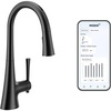 image:imageMoen Kurv Polished Nickel Pulldown Kitchen Faucet Featuring Power Boost and Reflex Transitional Kitchen Faucet OneHandle Easy Installation 9126NLMatte Black