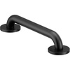 image:imageMoen Matte Black 12Inch Stainless Steel Bath Safety Grab Bar with Concealed Screws R8712BLPack of 1