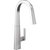 image:imageMoen Nio Chrome One Handle Pulldown Kitchen Faucet with Power Clean Accent Handle Included for Customizing S75005Chrome