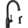 image:imageMoen Noell 1Handle Kitchen Faucet with Side Sprayer 87506BRB