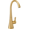image:imageMoen S5520BG Sip Transitional Cold Water Kitchen Beverage Faucet Optional Filtration System Available Sold Separately Brushed Gold