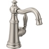 image:imageMoen S62101SRS Weymouth Single Handle Traditional Bar Faucet Spot Resist Stainless