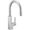 image:imageMoen S72308 STO OneHandle High Arc Pulldown Kitchen Faucet with Power Clean ChromeChrome