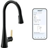 image:imageMoen Sinema Matte Black 3in1 Water Filtration OneHandle Pulldown Kitchen Faucet FS7235BL with Moen F9800 Advanced Carbon Water Filtration SystemMatte Black