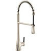 image:imageMoen Sinema Polished Nickel SingleHandle Touchless High Arc Pulldown Kitchen Faucet Spring Kitchen Sink Faucet with Pulldown Sprayer Head and Wave Motion Sensor S5235EWNL
