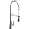 image:imageMoen Sleek Chrome OneHandle Touchless High Arc Pulldown Kitchen Faucet Modern Spring Kitchen Sink Faucet with Pulldown Sprayer Head and Wave Motion Sensor 5925EWCChrome