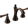 image:imageMoen T4520ORB Wynford TwoHandle Widespread HighArc Bathroom Faucet without Valve OilRubbed Bronze