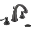image:imageMoen T6125WR Kingsley TwoHandle High Arc Bathroom Sink Faucet Trim Kit Valve Required Wrought Iron