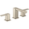 image:imageMoen TS6721BN 90 Degree TwoHandle Widespread Modern Bathroom Faucet Valve Required Brushed Nickel