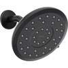 image:imageMoen Verso EcoPerformance Infiniti Dial Round Rain Shower Head 6Inch Diameter Spray Head Spot Resist Nickel 220R6EPSRNMatte Black