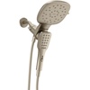 image:imageMoen Verso EcoPerformance Infiniti Dial Square Rain Shower Head with Detachable Hand Shower Combo 7Inch Spray Head Brushed Gold 220C5EPBGBrushed Nickel