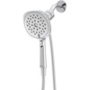 image:imageMoen Verso Infiniti Dial Square Handheld Shower 5Inch Diameter Spray Head Matte Black 220H5BLChrome