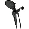 image:imageMoen Verso Round Rain Showerhead and Handshower Combination with Infiniti Dial and Magnetix Docking 60 Hose Matte Black 220C2EPBLMatte Black
