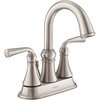 image:imageMoen Wetherly Spot Resist Brushed Nickel TwoHandle Centerset Bathroom Faucet with Drain Assembly WS84850SRN