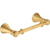 image:imageMoen Weymouth Brushed Gold Pivoting Double Post Toilet Paper Holder YB8408BG