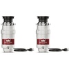 image:imageWaste King Garbage Disposal for Kitchen Sink with Power Cord L100112 HP  Continuous Feed Pack of 2