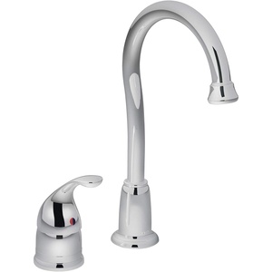 image:imageMoen 4905SRS Camerist OneHandle High Arc Bar Faucet Spot Resist StainlessChrome