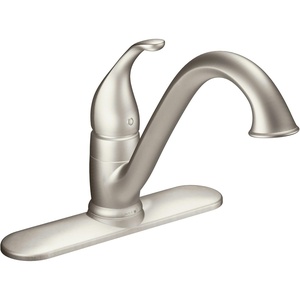 image:imageMoen 7825 Camerist OneHandle Low Arc Kitchen Faucet ChromeSpot Resist Stainless