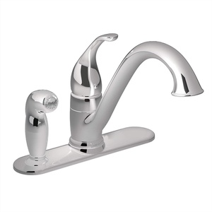 image:imageMoen 7835SRS Camerist OneHandle Low Arc Kitchen Faucet Spot Resist StainlessChrome