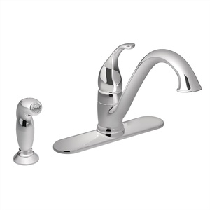 image:imageMoen 7840 Camerist OneHandle Low Arc Kitchen Faucet ChromeChrome