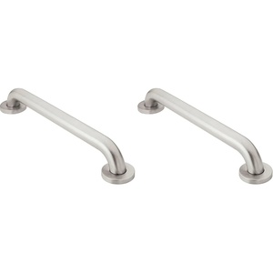 image:imageMoen 8912 Home Care 12in Stainless Steel Grab Bar with Concealed Screws12 Inch Pack of 2