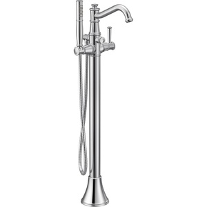 image:imageMoen 9025ORB Belfield OneHandle Freestanding Floor Mount Tub Filler with Handshower Oil Rubbed BronzeChrome