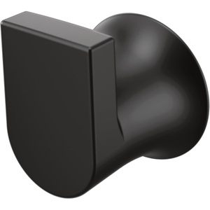 image:imageMoen BH3803BN Genta LX Brushed Nickel Wall Mount Robe HookMatte Black