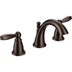 image:imageMoen Brantford Chrome TwoHandle Widespread Bathroom Faucet Trim Kit for 3hole Setups Valve Required T6620Oil Rubbed Bronze