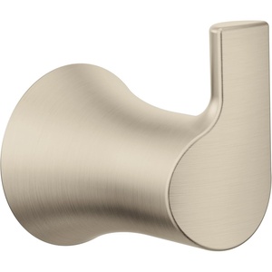 image:imageMoen Doux Matte Black Single Robe Hook YB0203BLBrushed Nickel