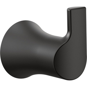 image:imageMoen Doux Matte Black Single Robe Hook YB0203BLMatte Black