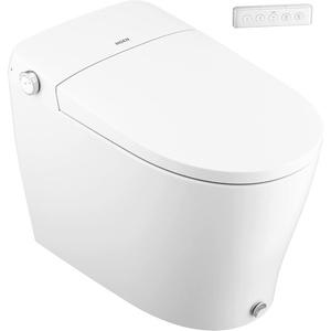 image:imageMoen ET900 2Series Tankless Bidet One Piece Elongated Bidet Toilet with Remote Auto Flush and Warm Air Dryer and Temperature Control WhiteET2200