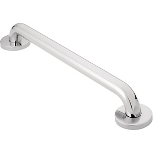 image:imageMoen Glacier White Bathroom Safety 18Inch Shower Grab Bar with Concealed Screws for Handicapped or Elderly R8718WPolished Stainl